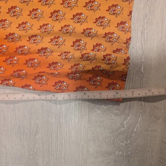 Vintage orange midi slip dress - Picture 5 of 10